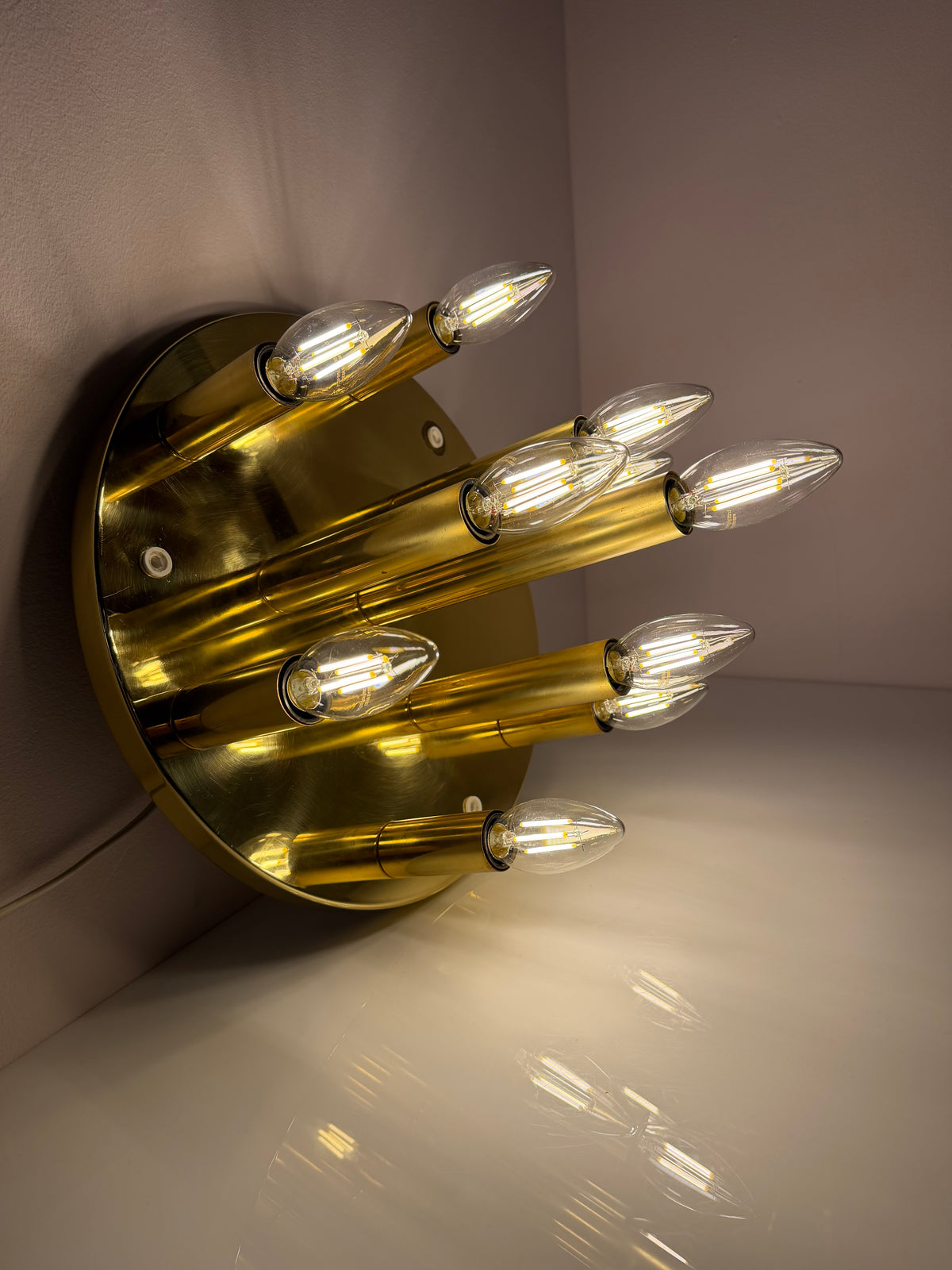 Wand-/ Deckenlampe gold von von Sölken