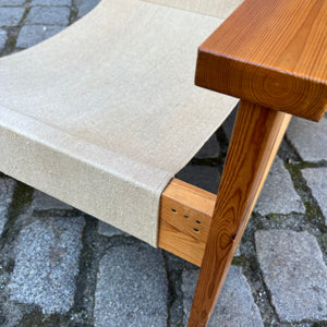 Sessel beige grau Safari Style