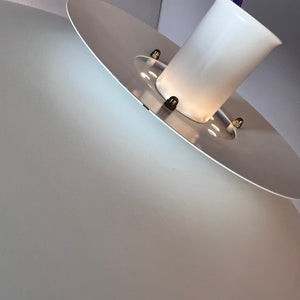 Lamellenlampe weiß lila von Formlight