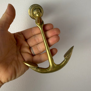 Kerzenständer Anker Messing aus Dänemark