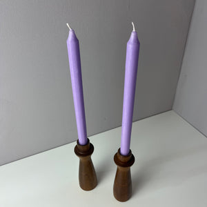 Set: 2x Kerzenständer Teak