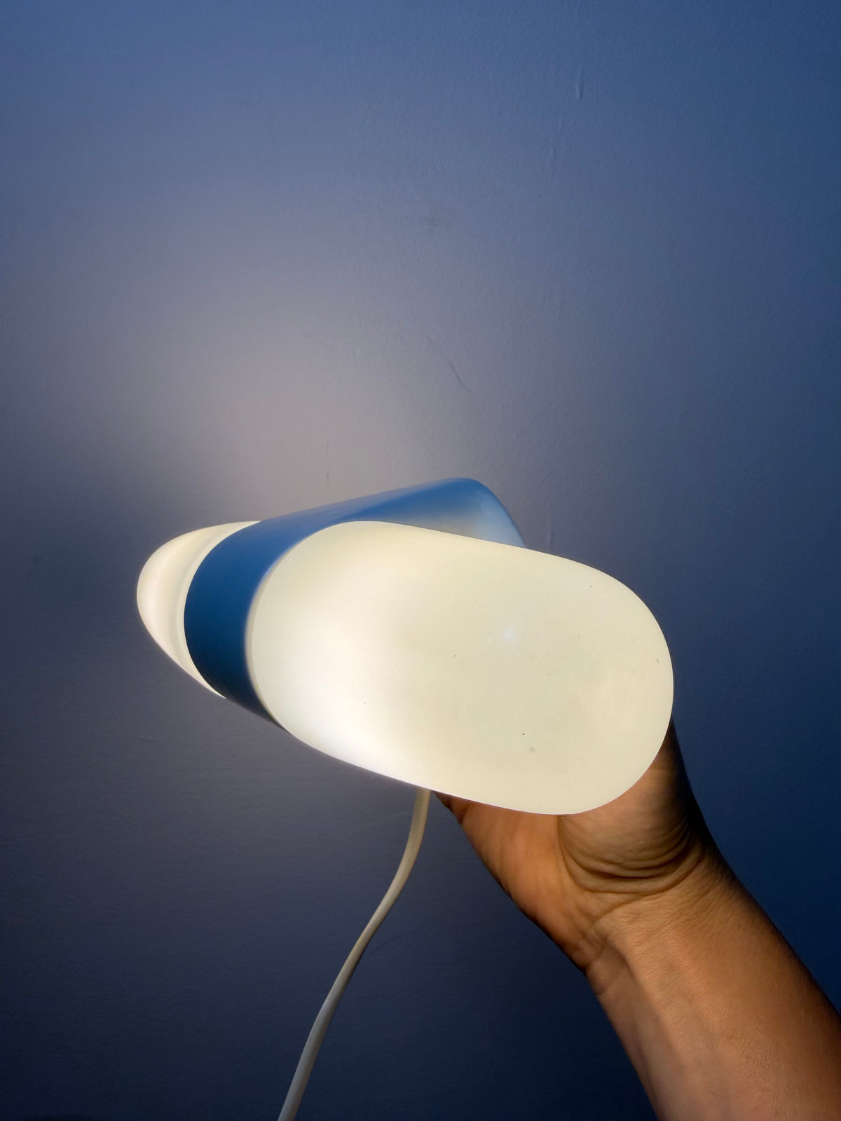 Wandlampe Modell 6068 weiß von Wilhelm Wagenfeld für Lindner