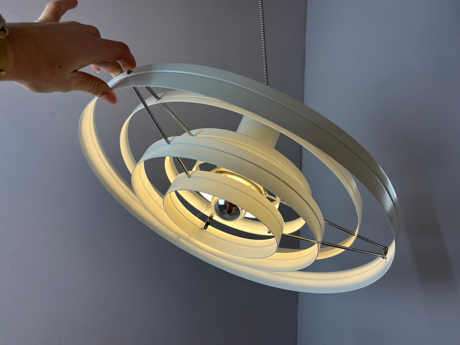 Hängelampe Fibonacci weiß von Sophus Frandsen für Fog & Mørup