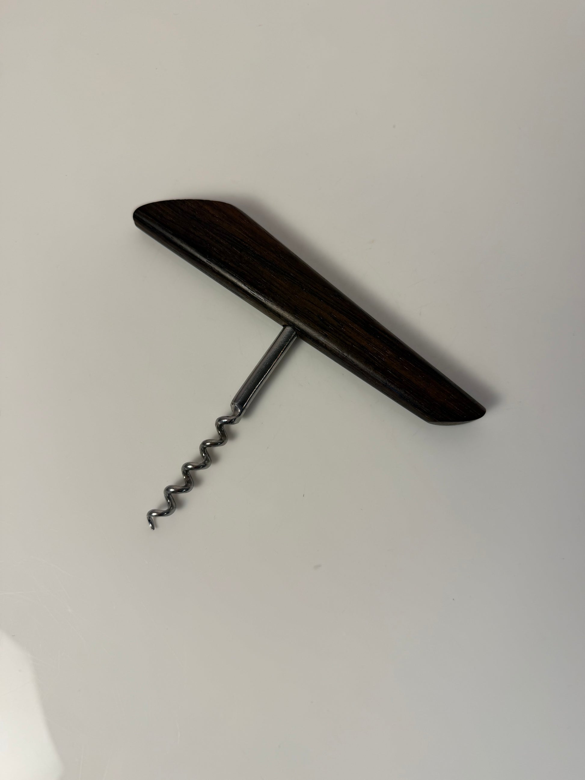 Flaschenöffner Teak mit Giraffen Intarsie