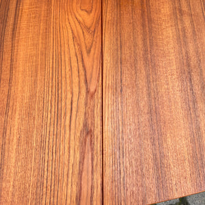 Esstisch Teak verlängerbar mit eingehängten Platten