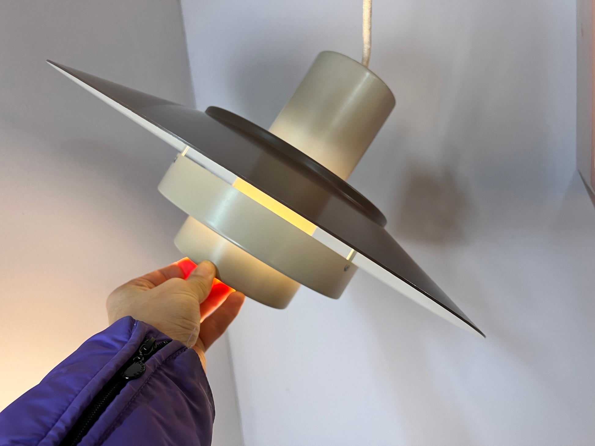 Hängelampe Falcon braun von Andreas Hansen für Fog & Mørup