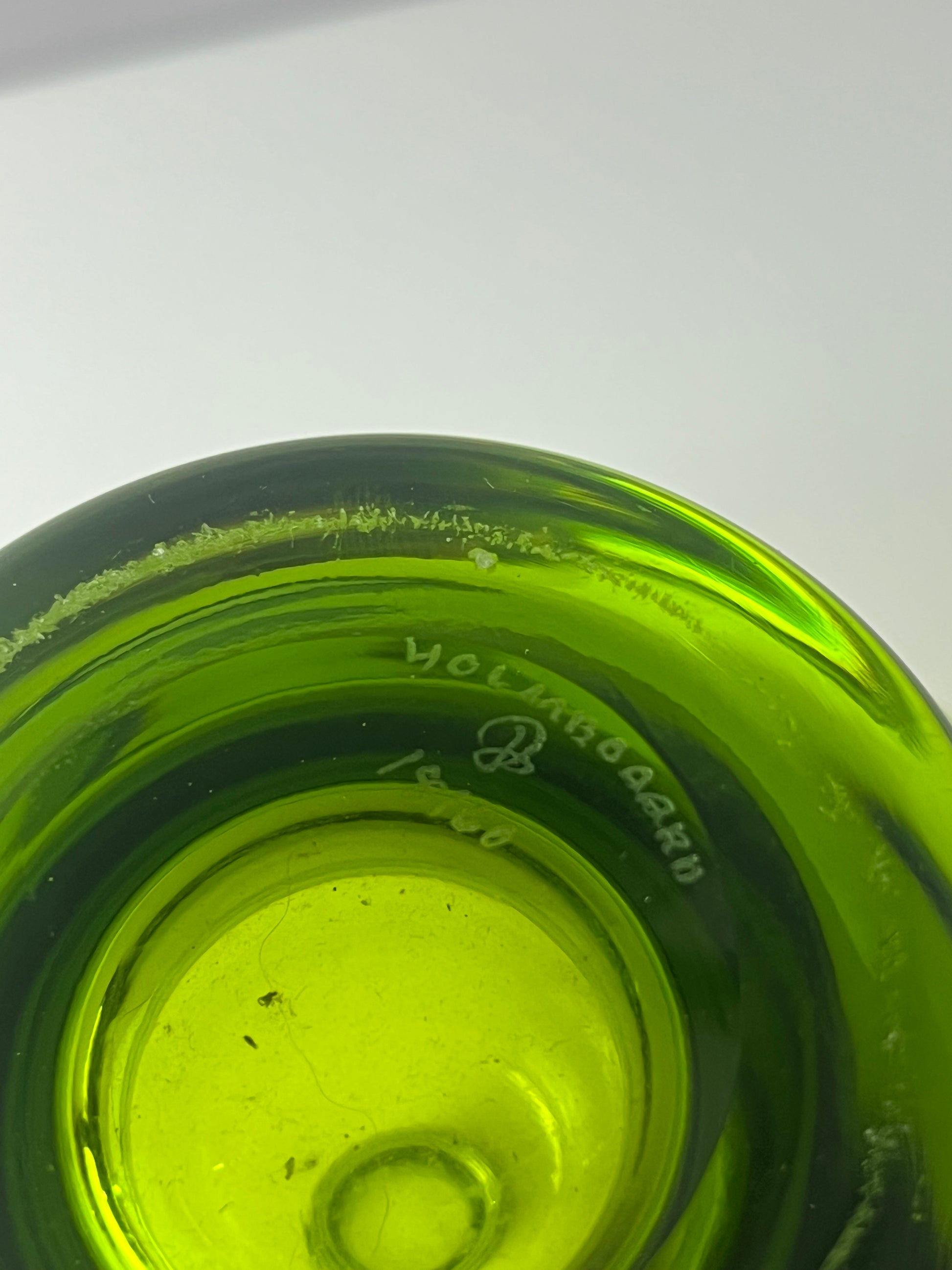 Vase Majgrøn von Per Lütken für Holmegaard