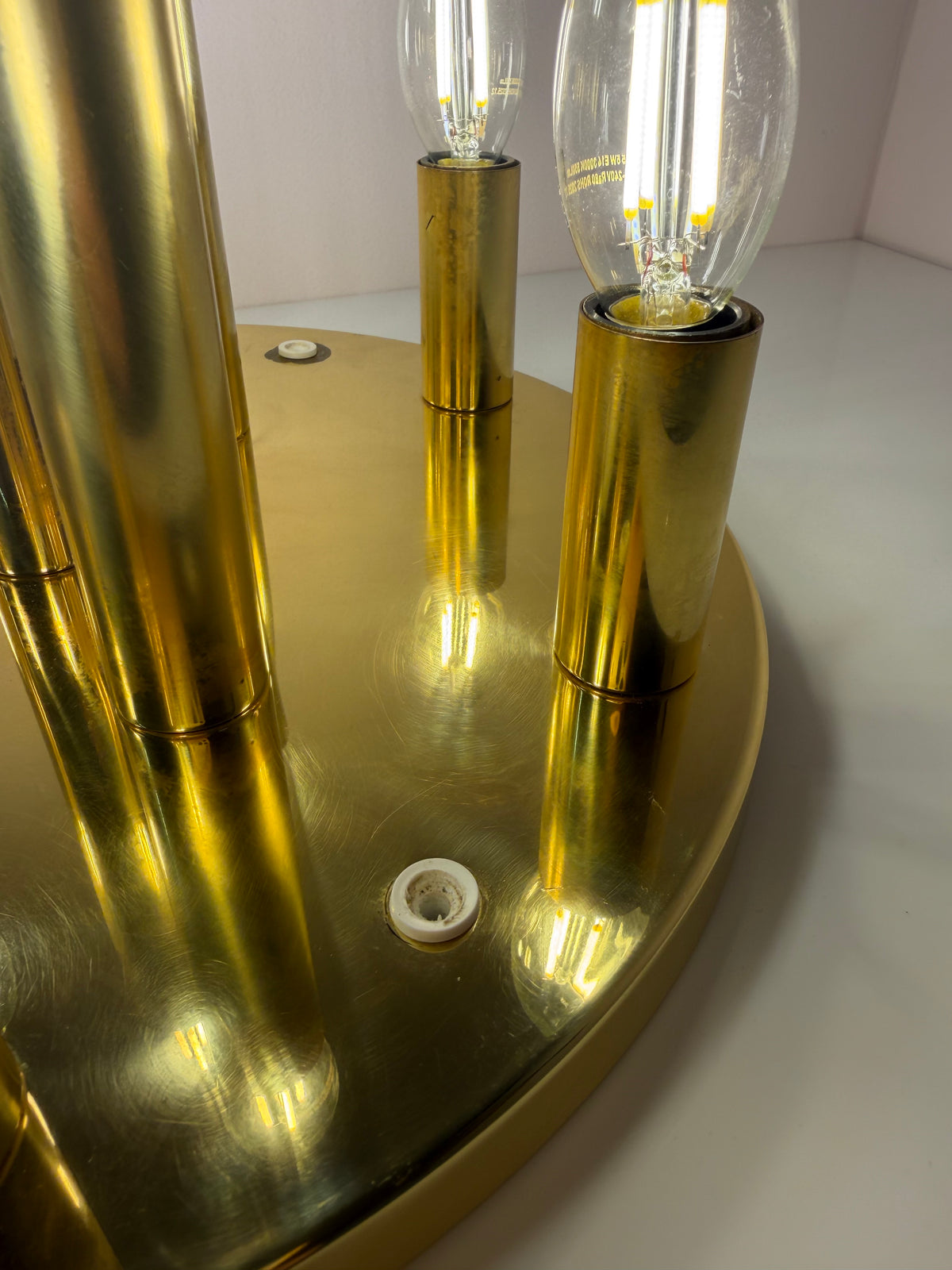 Wand-/ Deckenlampe gold von von Sölken