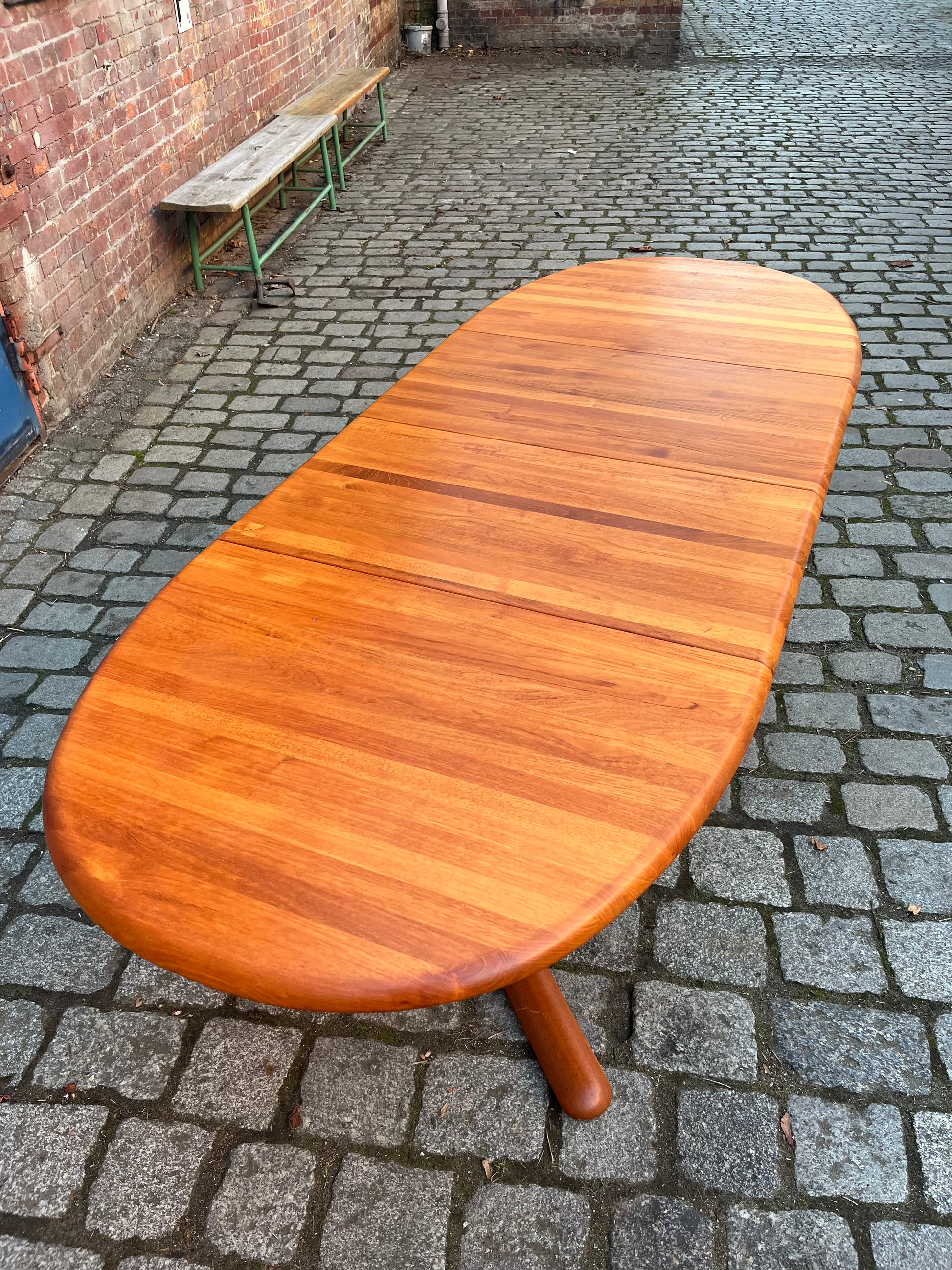 Ovaler ausziehbarer Esstisch Teak von Snedkergaarden
