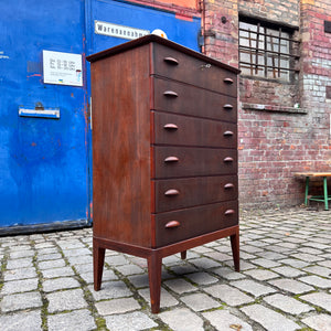 Kommode Teak mit Schloss aus Dänemark