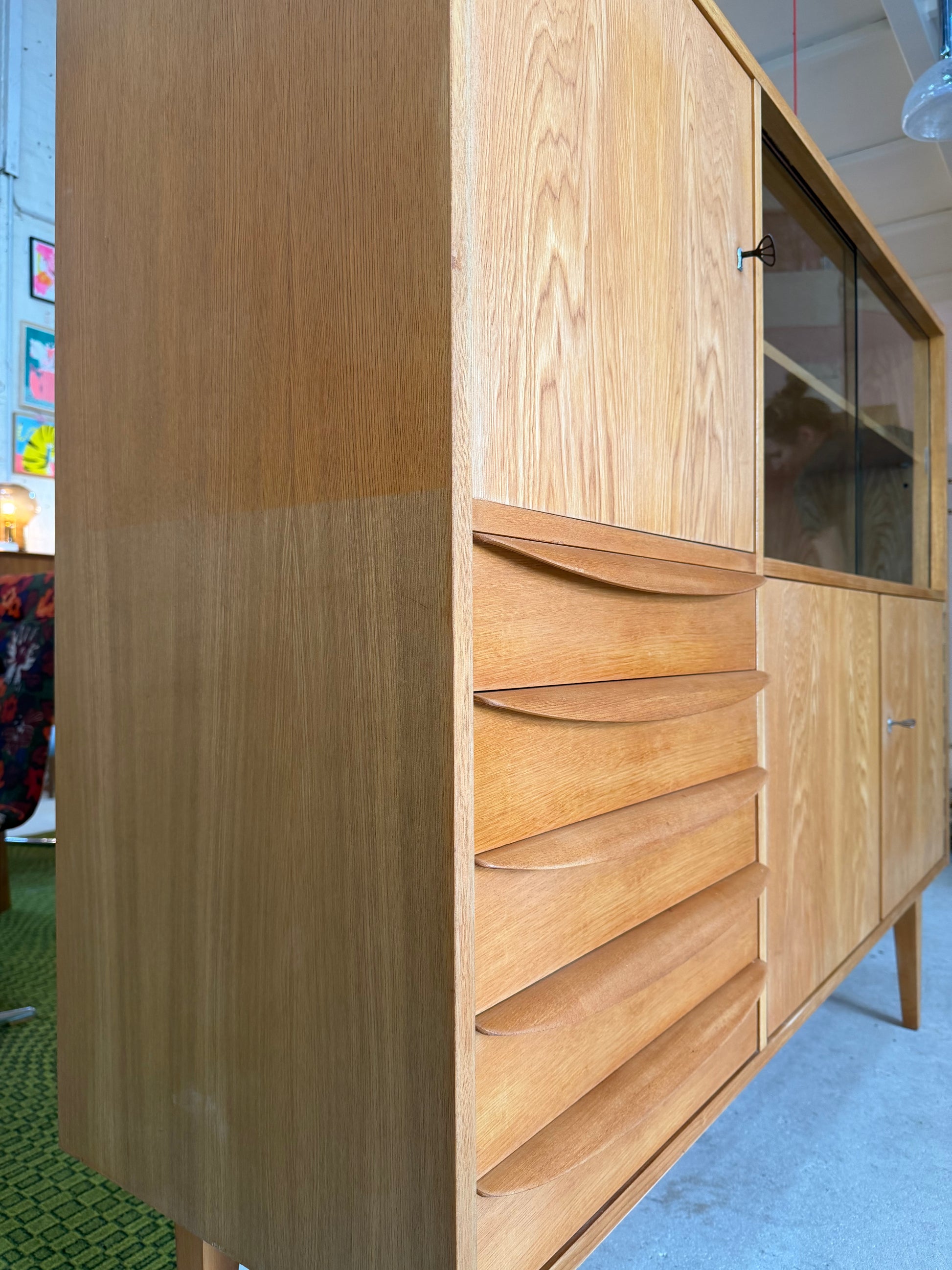 Highboard Typ 602/G Esche von Hellerau