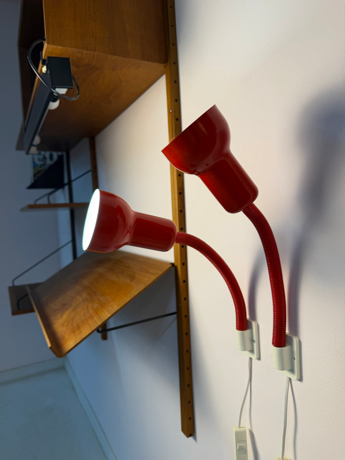 Wandlampe Type 504 rot von Horn