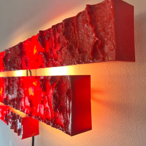 Wandlampe rot von Uwe Mersch