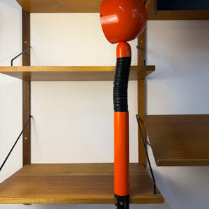 Klemmlampe orange schwarz aus Dänemark