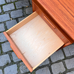 Freistehender Schreibtisch Modell 75 Teak von Gunni Omann für Omann Jun