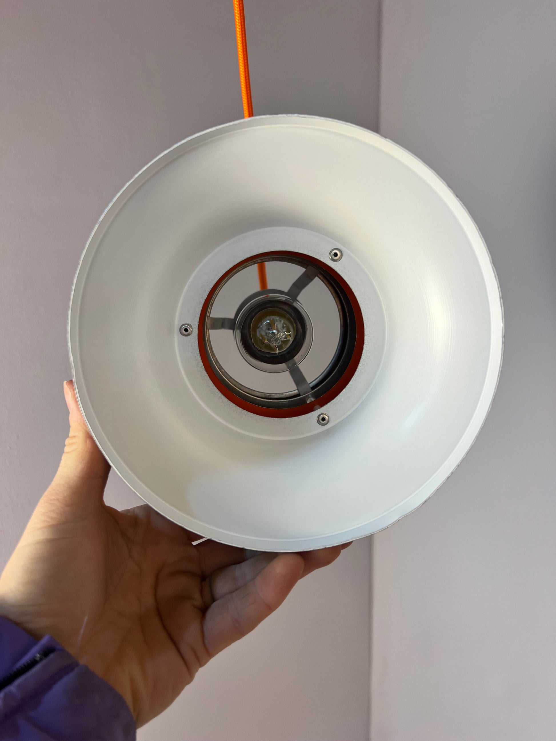 Hängelampe anthrazit orange von Carl Thore für Granhaga