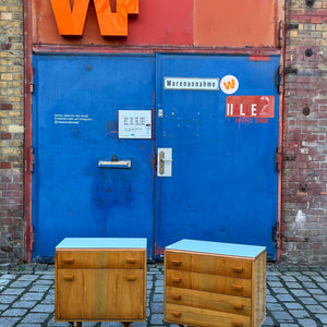 Set: 2 Nachttische von František Mezulánik für Nový Domov