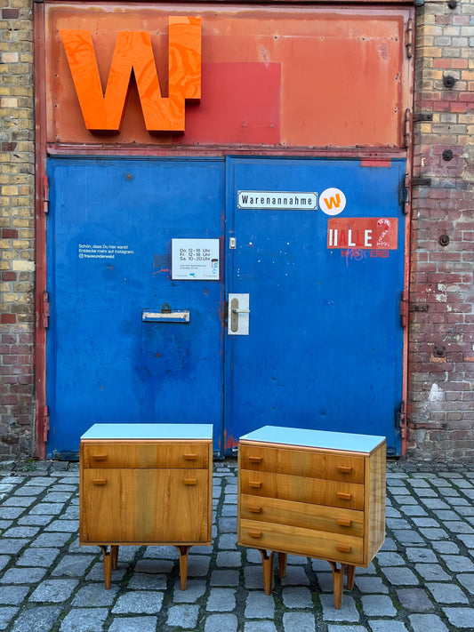 Set: 2 Nachttische von František Mezulánik für Nový Domov