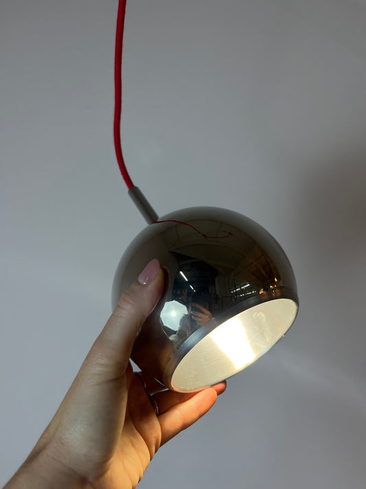 Kleine Kugellampe Chrom