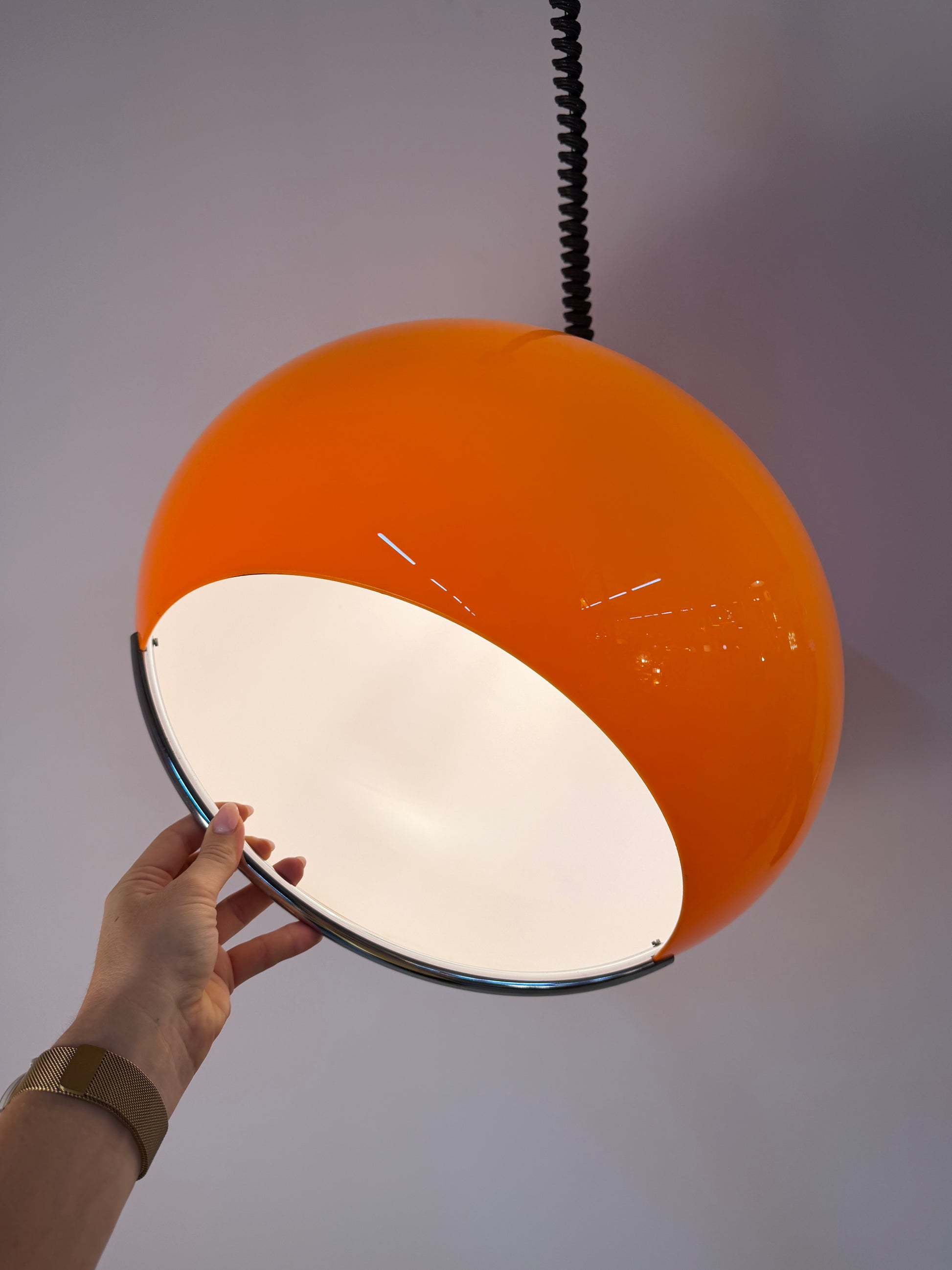 Hängelampe Modell Jolly orange Kunststoff von Guzzini
