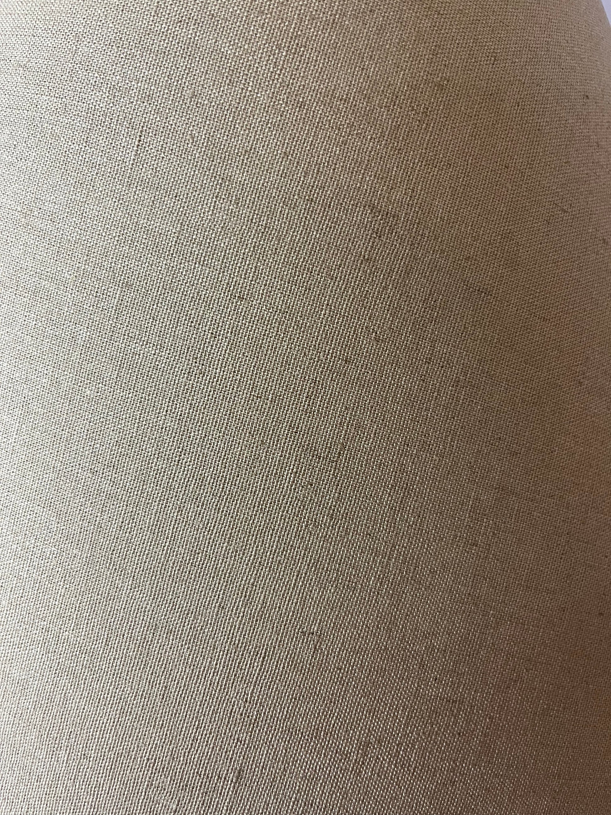 Tischlampe weiß braun Keramik von Hustadt Leuchten