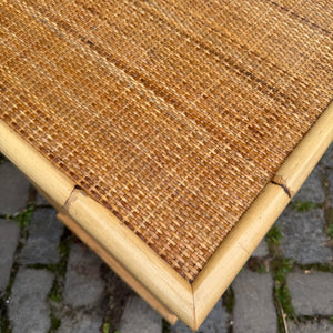 Kommode Rattan Bambus mit Messinggriffen von Dal Vera