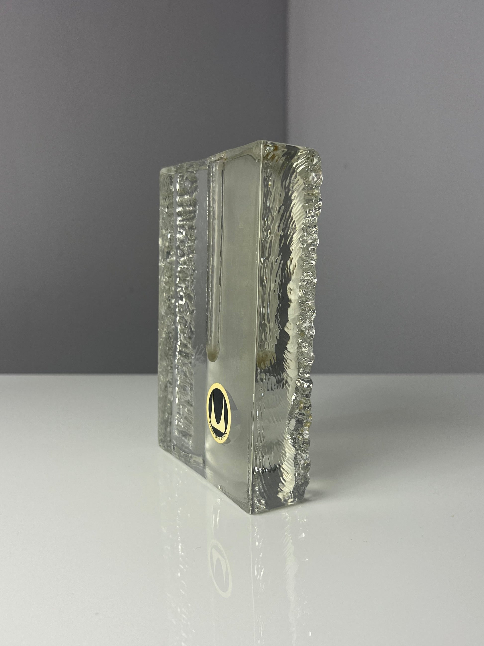 Solifleur Vase von Heiner Düsterhaus für Walther Glas