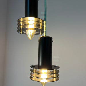 Set: 2x Lamellenlampe schwarz aus Dänemark