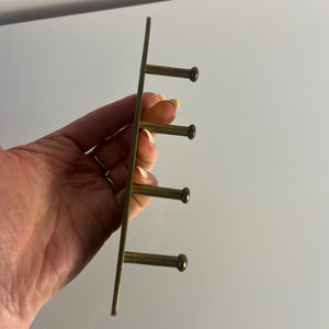Hakenleiste Messing aus Dänemark