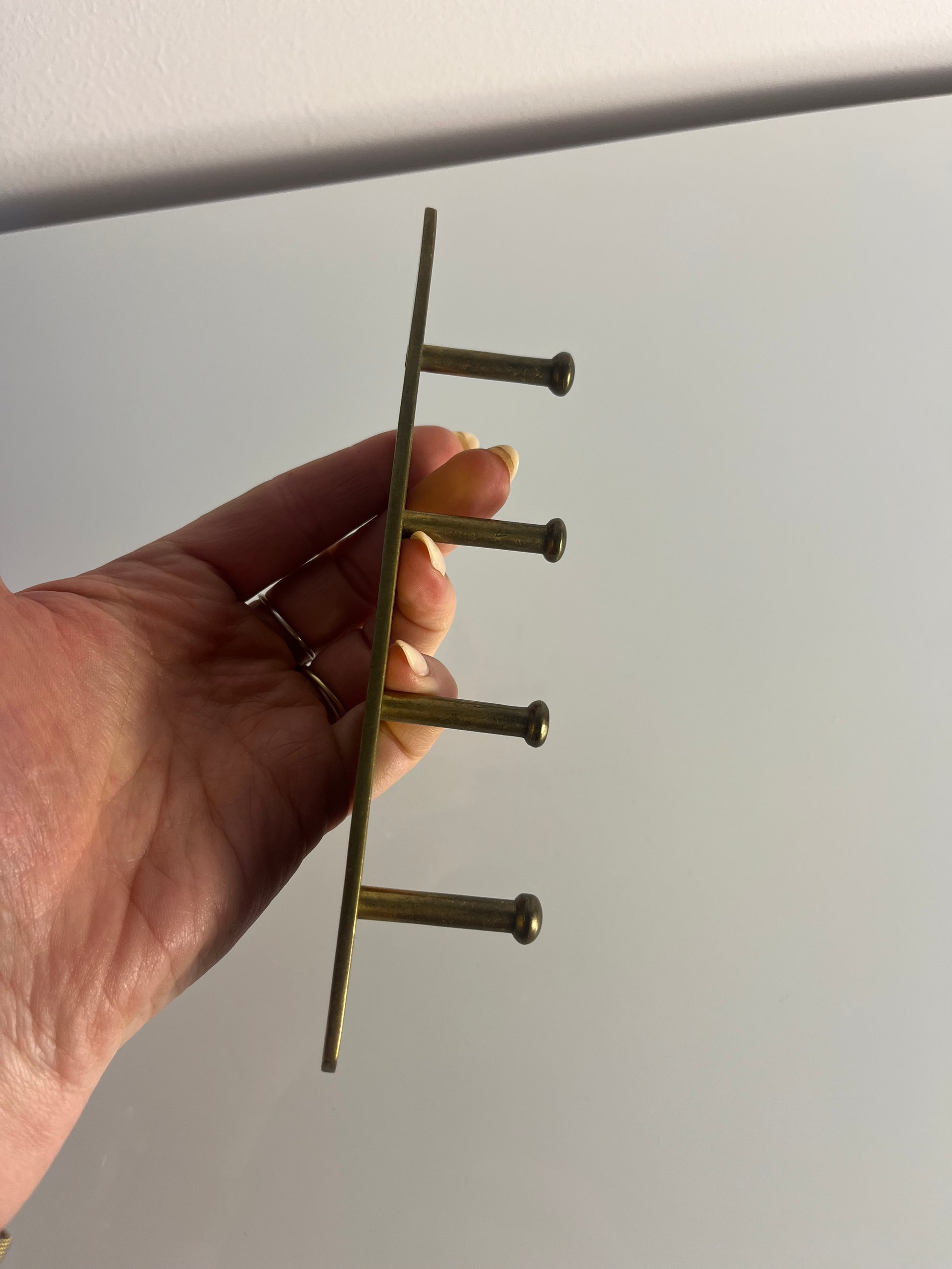 Hakenleiste Messing aus Dänemark