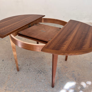 Runder Esstisch Teak mit Butterfly Auszug von Kondor