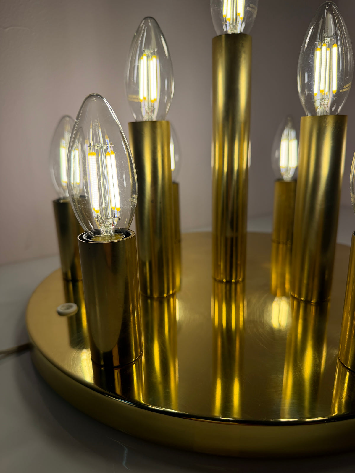 Wand-/ Deckenlampe gold von von Sölken