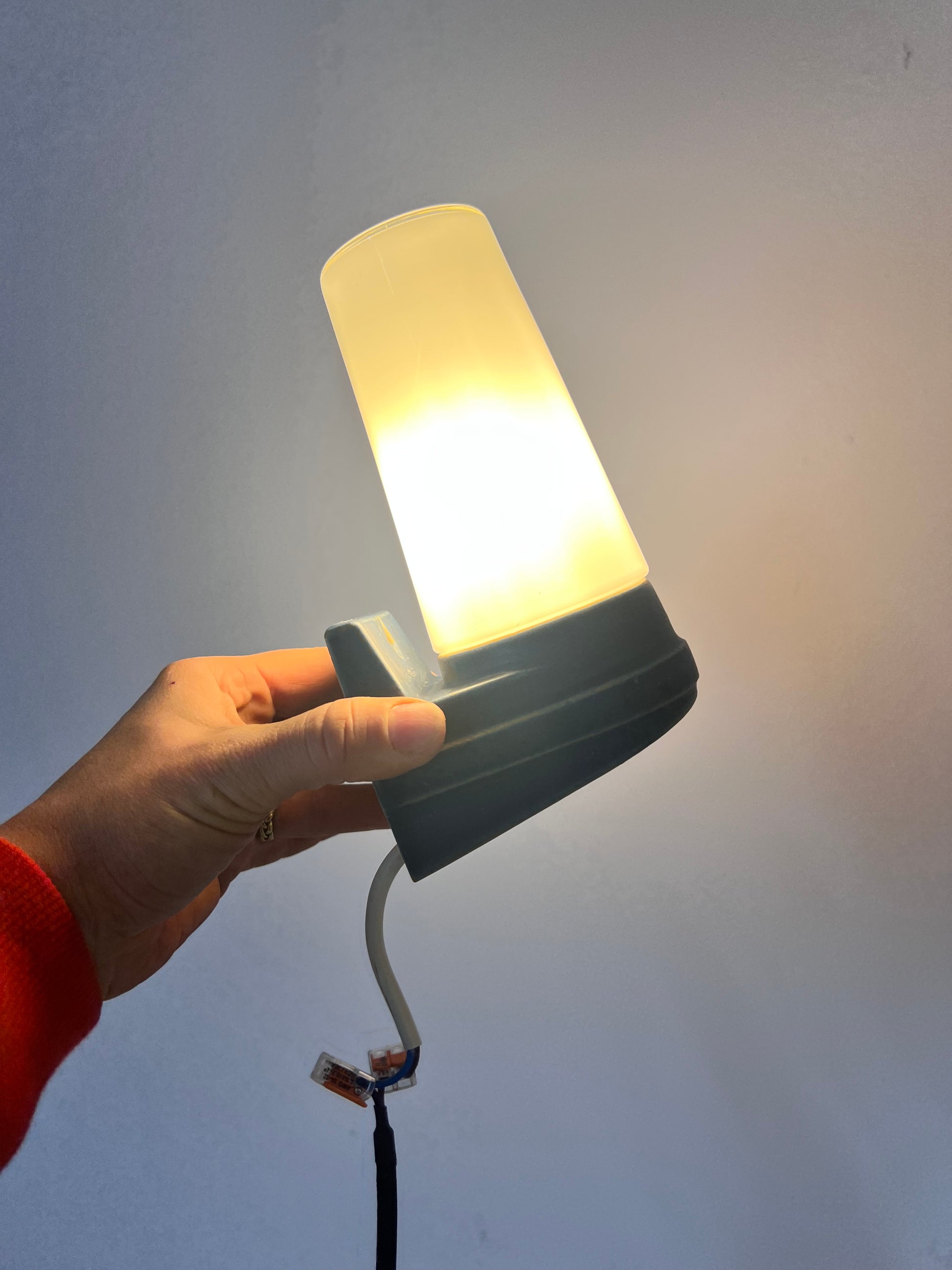 Wandlampe blau Sigvard Bernadotte für Ifö