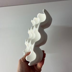 Eierwabe weiß Porzellan