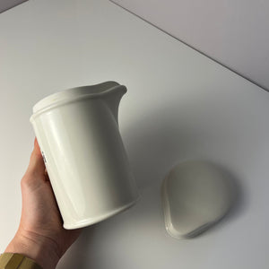 Apothekerdose Ol. Zinci weiß Porzellan