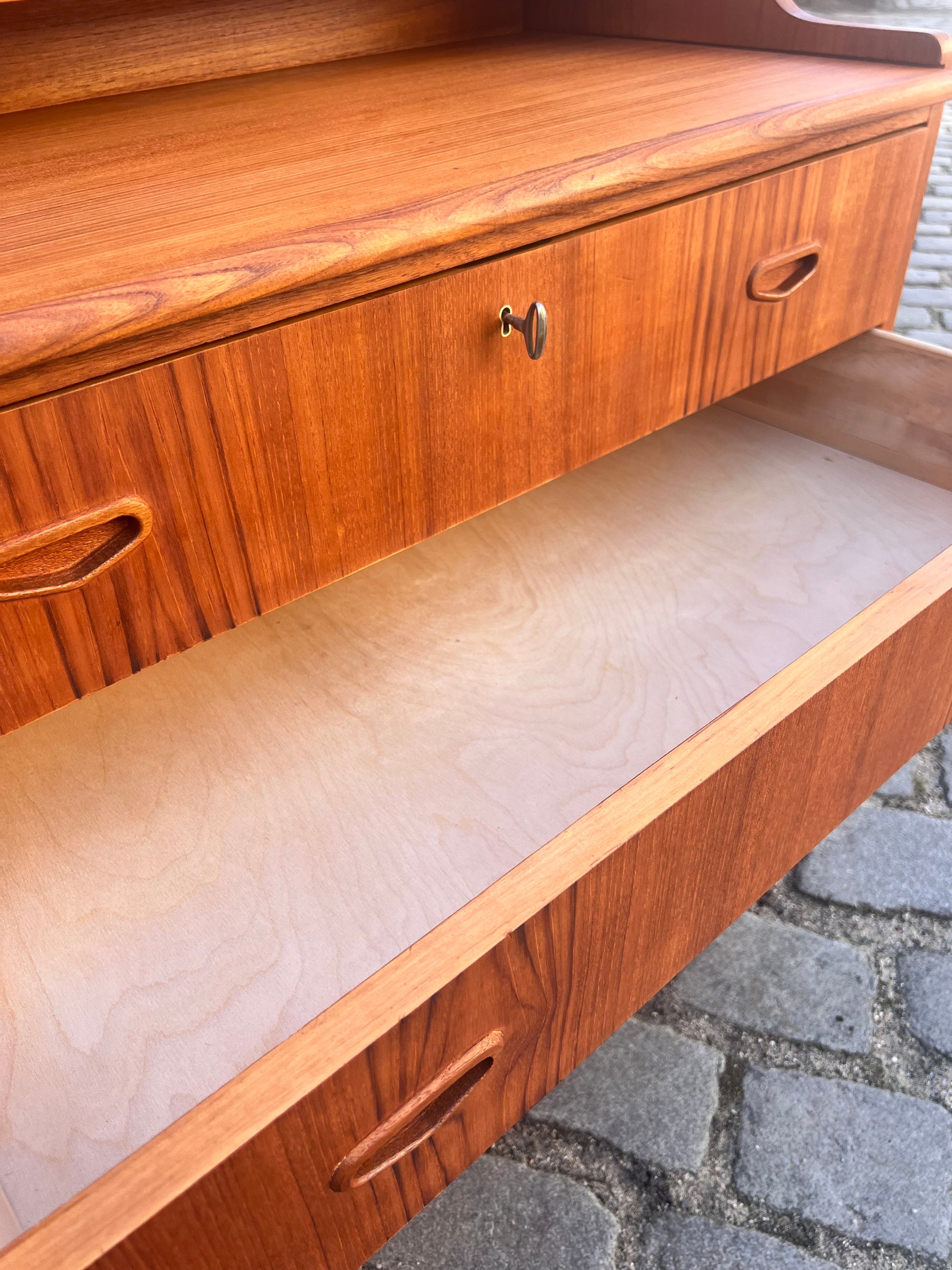 Sekretär Teak aus Dänemark