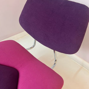 Sessel VERMUND VL 135 lila pink Chrom