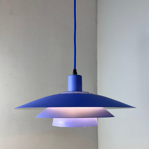 Lamellenlampe Donau blau von JEKA