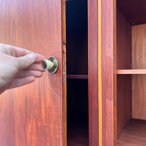 Schrank halbrund Teak aus Dänemark