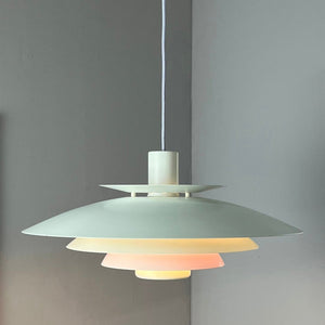Lamellenlampe weiß lila von Formlight