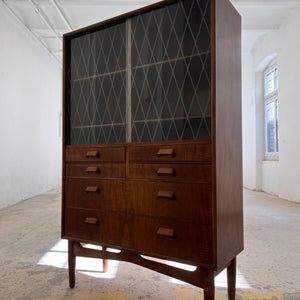 Vitrinenschrank Teak aus Dänemark