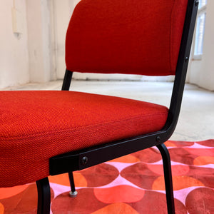 Polsterstuhl orange/rot von Sedus