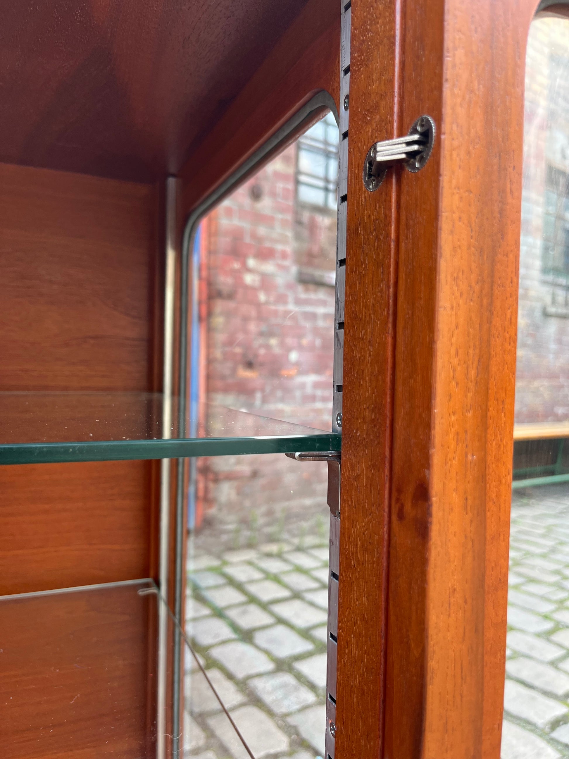 Vitrine Teak Glas von Hans Eichenberger für Röthlisberger