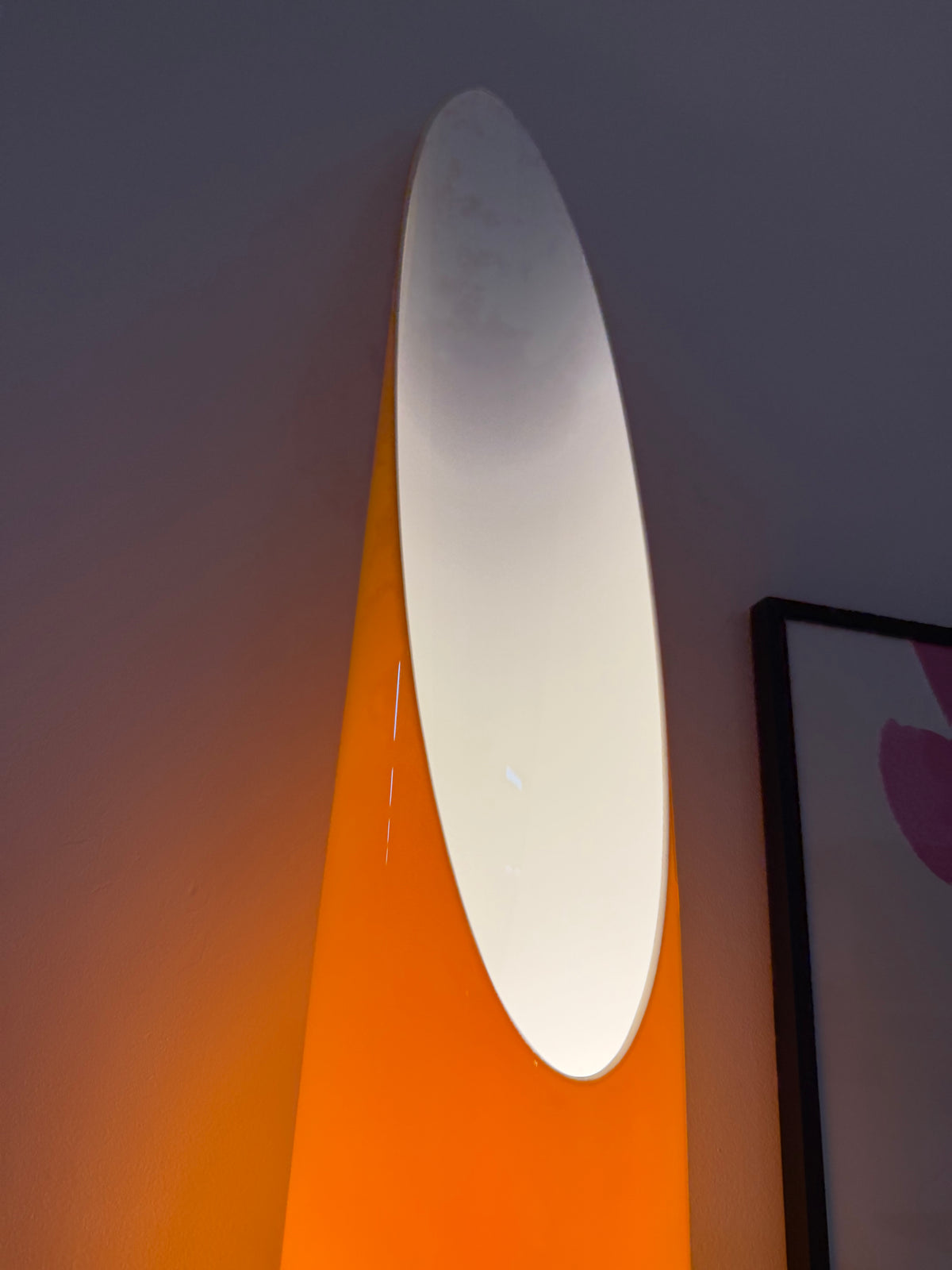 Wandlampe Shakti Wall Fix orange von Marzio Rusconi Clerici für Kundalini