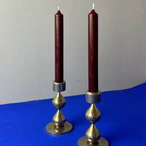 Kerzenständer vergoldet von Hugo Asmussen für Asmussen Design