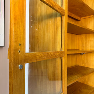 Rundbogen Vitrine Teak von Dyrlund