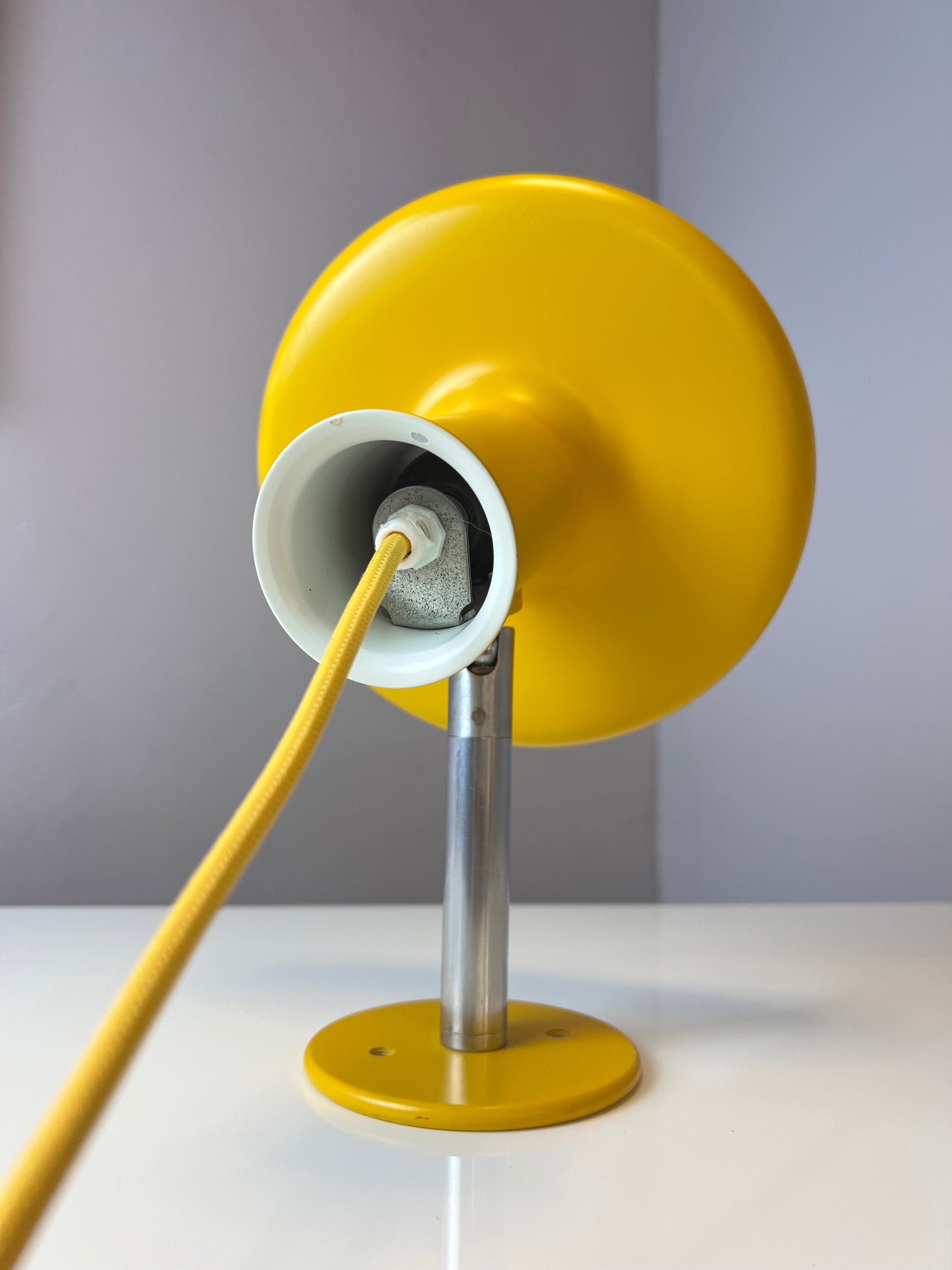 Wandlampe Optima gelb von Hans Due für Fog & Mørup