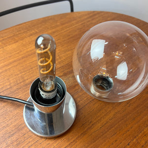 Tischlampe Big Globe Chrom von Motoko Ishii für STAFF