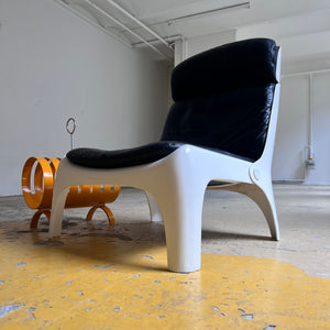 Sessel aus Fiberglas von Carl Straub 1970er Space Age