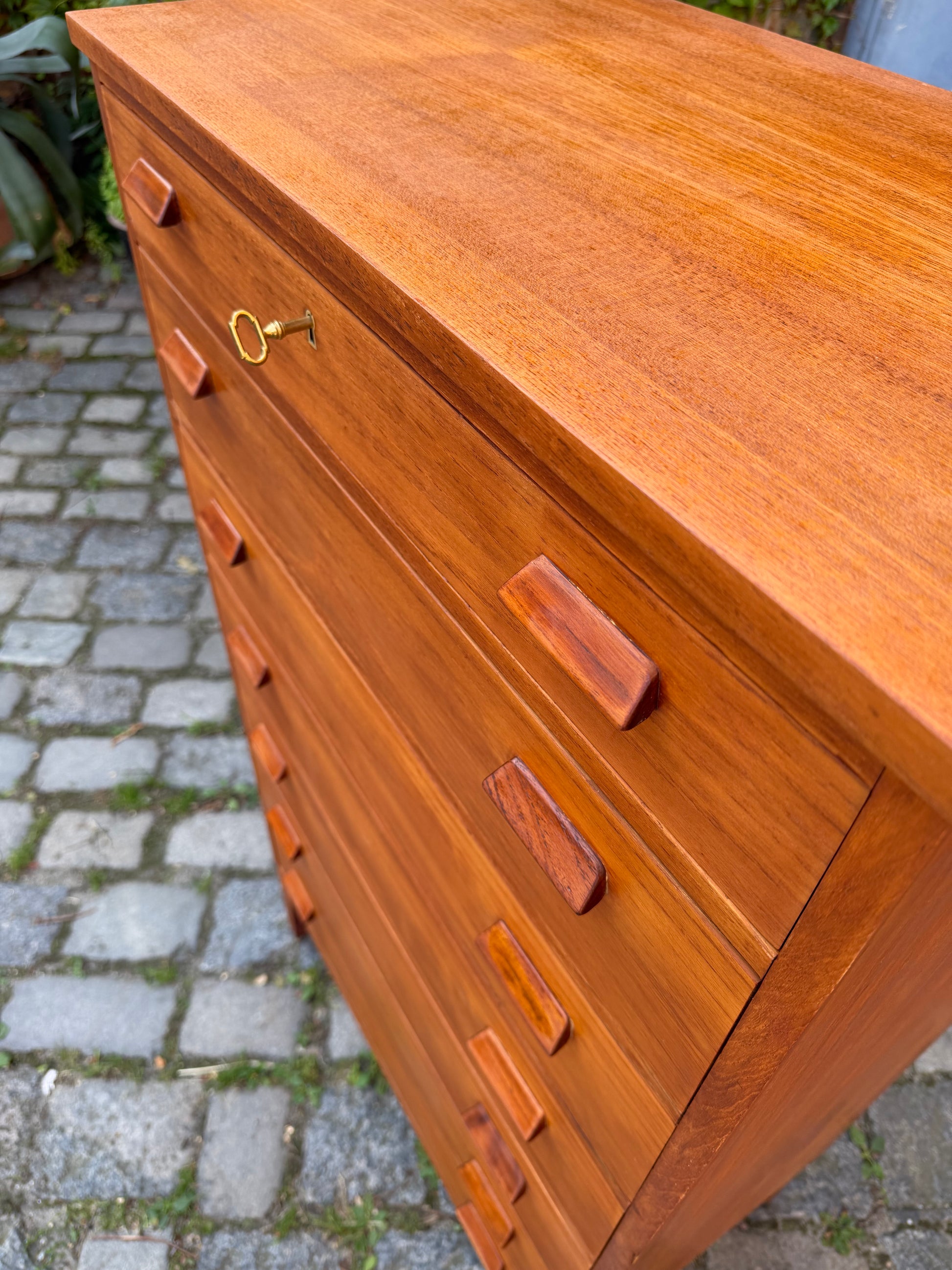 Tallboy Kommode Teak aus Dänemark